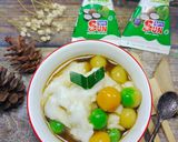 Foto langkah ke 5 dari resep Bubur SumSum Kuah Candil Jahe Rainbow.