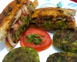 A picture of step 13 of Masala Pattice Pav.