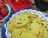 Foto langkah ke 5 dari resep Cookies Macha chocochips renyah.