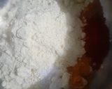 A picture of step 4 of Besan sandwich.