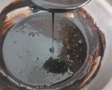A picture of step 6 of Chocolate Mirror Glaze Cake without Egg, Maida & heart cake Mold.
