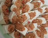 Foto langkah ke 5 dari resep Tahu kukus daging.
