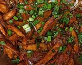 A picture of step 7 of Honey Chilli Potato.