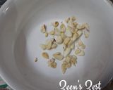 A picture of step 2 of Green Almonds and Mango Salad.