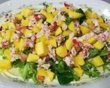 Foto del paso 15 de la receta Ensalada de bogavante y mango con crema de aguacate