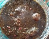عکس مرحله 2 از دستور قورمه سبزی با گوشت گوسفندی و مرغ