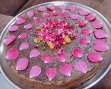 A picture of step 6 of Rose Vanilla marble Cake.
