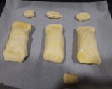 Foto del paso 2 de la receta Hojaldre de pollo relleno de jamón york y queso
