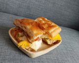 Hình bước làm 7 của món Sandwich Focaccia