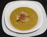 Foto del paso 5 de la receta: Sopa de arvejas verdes partidas con jamón serrano