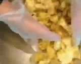 A picture of step 3 of Curried cauliflower cheese filo pie.
