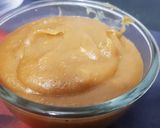 A picture of step 5 of Besan ka halwa.