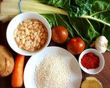 Foto del paso 1 de la receta: Arroz meloso con acelgas. Arròs en bledes
