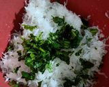 A picture of step 1 of Mooli ka parantha.