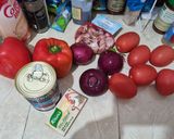 Foto del paso 1 de la receta: Arroz jollof y pollo estofado! Receta nigeriana!