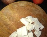 A picture of step 1 of Matar paneer.
