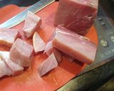 Bableves Füstölt Hússal és csipetkével (kuktában vagy sem) recept fázis 2 fotója
