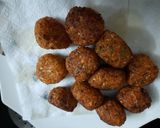 A picture of step 2 of Veg Manchurian.