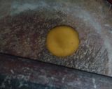 A picture of step 10 of Gujrati masala puri with aloo sabji.