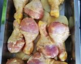 Mézes-mustáros csirkecomb 🍗 recept fázis 2 fotója