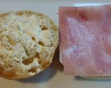 Foto del paso 4 de la receta Sándwich con queso/jamón y corazón de huevo jugoso