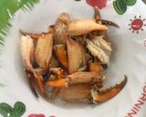 Hình bước làm 1 của món Càng cua bách hoa