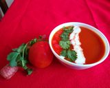 A picture of step 2 of Tomato carrot soup.
