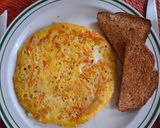 A picture of step 4 of Carrot and Egg Omelet.