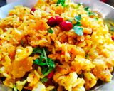 मोतीपैंजण (ऊरलेल्या पोळ्या व भाताची पोटभरी न्याहारी)(leftover recipe in marathi) रेसिपी स्टेप 2 फोटो 