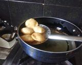 A picture of step 26 of Panipuri with corn potato masala.