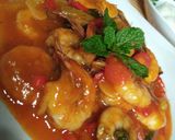 Foto langkah ke 6 dari resep Udang Pedas Manis.
