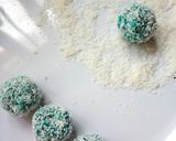 A picture of step 3 of Coconut Laddo.