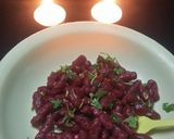 A picture of step 3 of Beet Gnocchi(pasta).