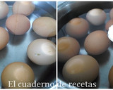 Foto del paso 1 de la receta: Huevos Rellenos de Jamón