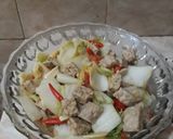 Foto langkah ke 5 dari resep Tumis Sawi Putih dan Tempe (Versi Diet).