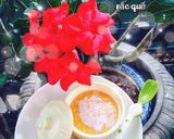 Hình bước làm 3 của món Chè đậu xanh cốt dừaChuối áp chảo rắc quế