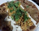 A picture of step 1 of Mince wrap.