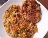 Foto del paso 6 de la receta: Guiso de calabacines con fideos
