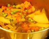 A picture of step 3 of Kerala style korma.