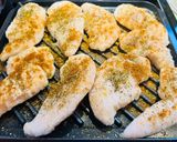 A picture of step 2 of Cucumber Salad with Air Fryer Chicken.