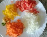 A picture of step 3 of Semolina uttapam.