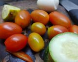 Hình bước làm 1 của món Salad xà lách carol