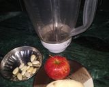 A picture of step 1 of Badam and Fruits Milk Shake.
