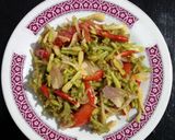 Foto langkah ke 3 dari resep 686) Tumis Bunga Pepaya.