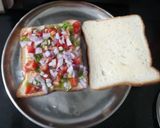A picture of step 4 of Cheese Veg Sandwich.