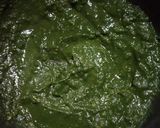 A picture of step 1 of Palak paneer.