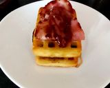 A picture of step 5 of My Sweet Potato Waffle + Bacon🥰#KitchenBingo.