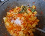 Foto langkah ke 2 dari resep Balado Bihun, Kentang & Pete.