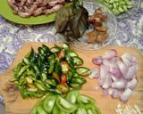 Foto langkah ke 1 dari resep Cumi asin cabe hijau pete.