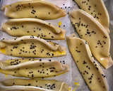 Foto del paso 4 de la receta: Risotto de salmón y guisantes acompañado de gyozas especiales
